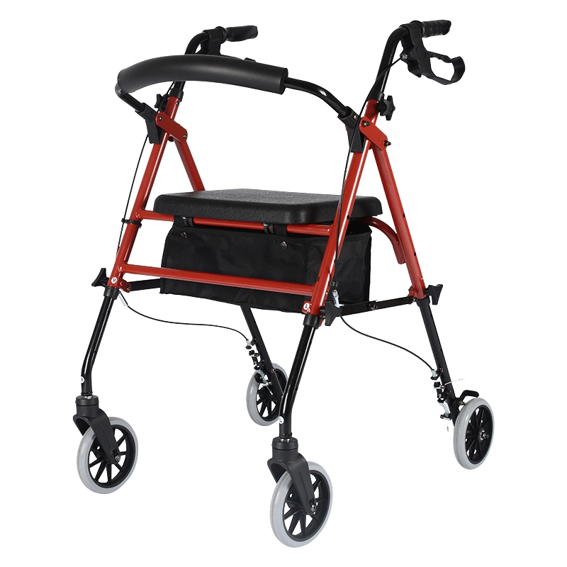 Foldable Rollator Walker na may upuan